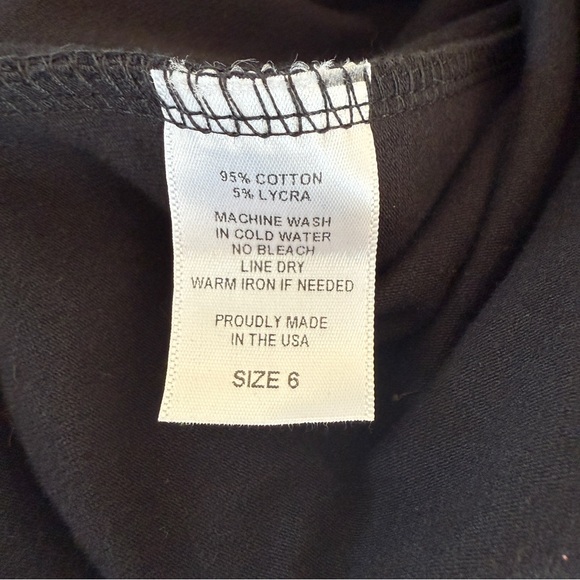 Remie Girl Black Pocket Twirl Skirt | Girls Size 6 | Everyday Classic - Picture 5 of 5